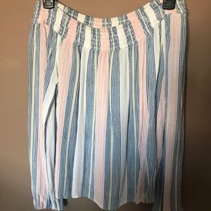 Off the Shoulder Striped Top